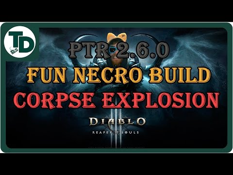Fun Necro build | Frozen Corpse Explosion | Diablo 3 Necromancer PTR 2.6.0
