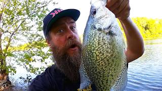 BIG CRAPPIE From The Bank! (Fishing With BFS Baitcaster)