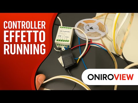 Controller Dimmer Strip Led Digitali Effetto Running Progressivo - Installazione e Funzionamento