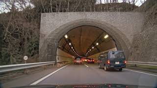 2010年 渋滞の小仏トンネル 車載動画