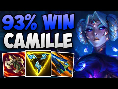 UNBELIEVABLE 93% WIN RATE CHALLENGER CAMILLE! | CHALLENGER CAMILLE TOP GAMEPLAY | Patch 14.8 S14