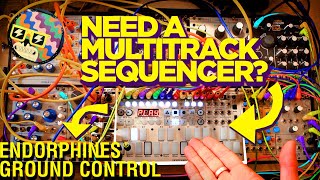 Video thumbnail for This 4 track Eurorack Sequencer is also a Power Supply: Endorphines Ground Control by mylarmelodies
