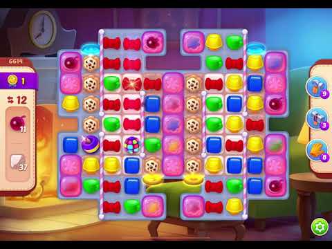 HomeScapes Level 6614 no boosters (14 moves)