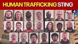 Sting arrests 20 men in human trafficking crackdown