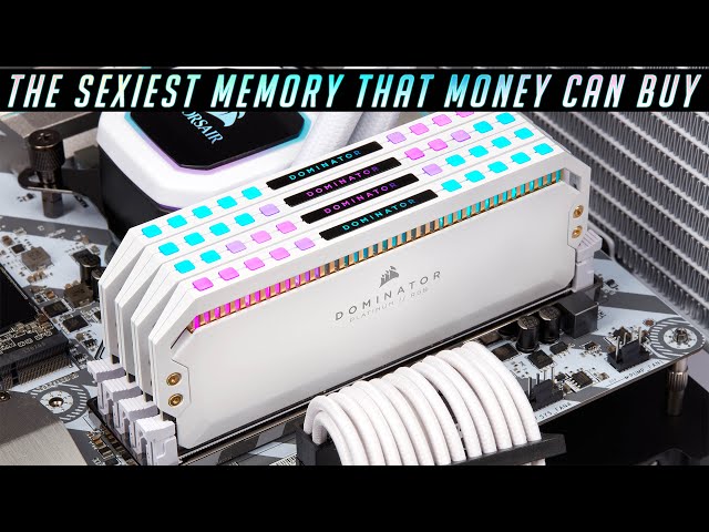 RAM Corsair Dominator Platinum White RGB 16GB (2x8G) DDR4 3200MHz - CMT16GX4M2C3200C16W