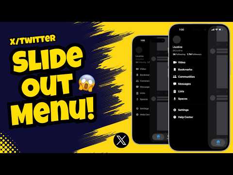 X App's New Slide Out Menu Using SwiftUI | Xcode 26 thumbnail