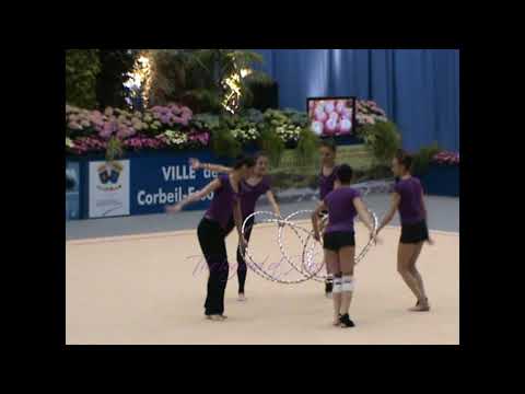 BULGARIA 5 hoops - 2009 Corbeil podium training (Friday evening demo)