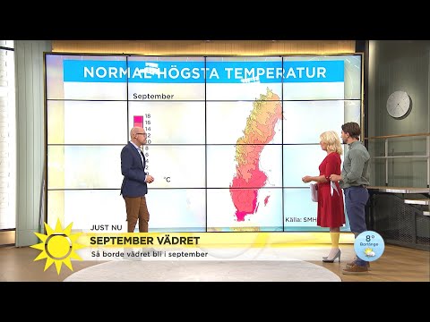 Så blir vädret i september - Nyhetsmorgon (TV4)