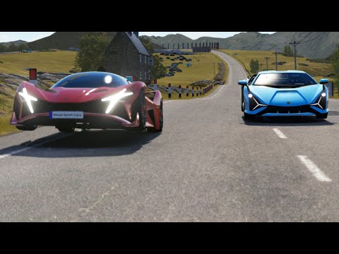 Apollo EVO 2022 vs Lamborghini Sian 2020 at Highlands