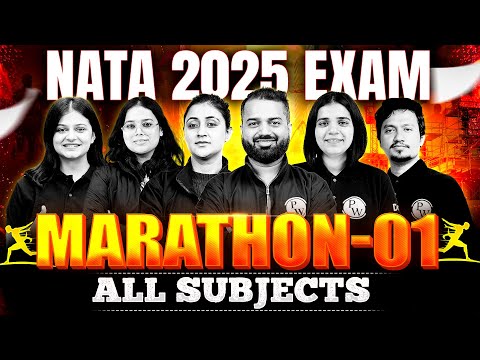 🏆 NATA 2025 Exam Marathon 01 | All Subjects One Shot Revision! 🚀🔥