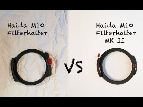 Der Haida M10 II (Gen.2) Filterhalter vs den Haida M10 (Gen.1) Filterhalter