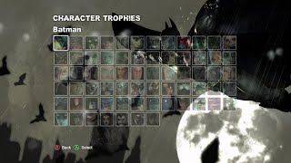 Batman: Arkham City - All Character Trophies