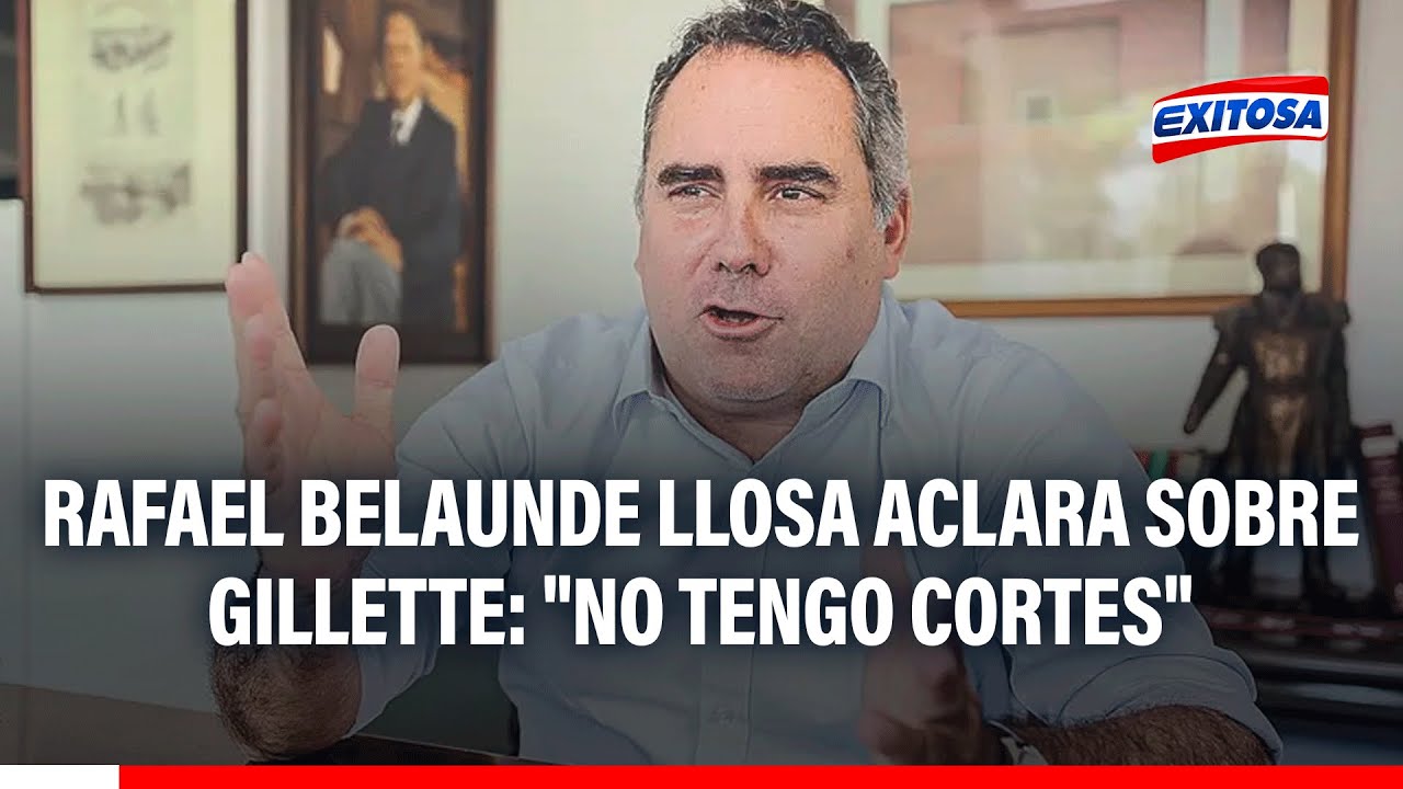 🔴🔵 "No tengo cortes, tengo rasguños": Rafael Belaunde Llosa niega haberse autolesionado con gillette