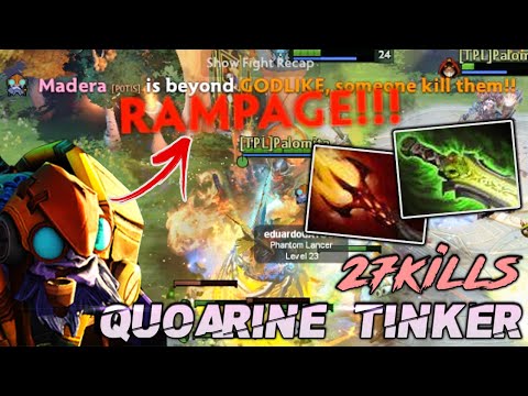 Quoarine Tinker The Killing Machine - Insane Burst Damage Tinker Dota 2