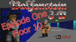Wolfenstein 3D - Episode 1: Escape from Wolfenstein (Floor 10) - PC Version