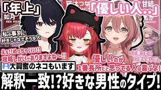 恋バナ中、理解できない男性のタイプを知り驚くモカサーン。【如月れん/猫汰つな/甘結もか/ぶいすぽ/切り抜き】