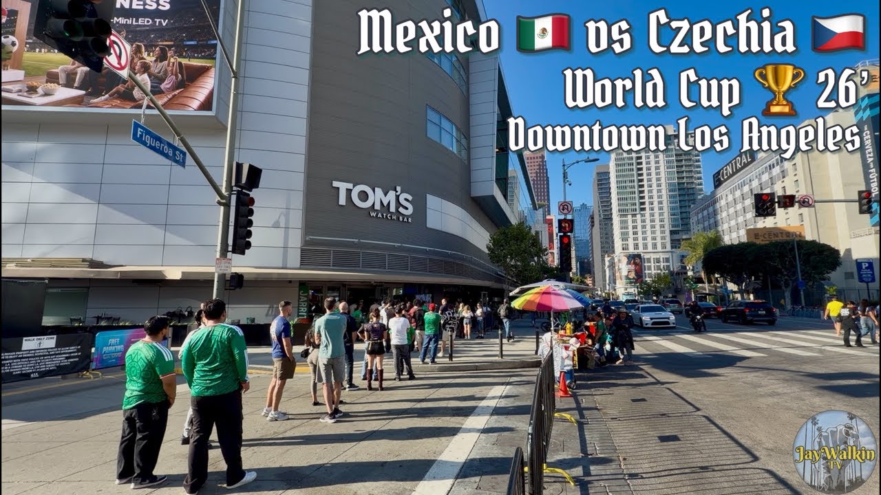 🔴 JayWalkin TV is LIVE in DTLA 🇲🇽 vs 🇨🇿@Fifa World Cup Festivities 🎉
