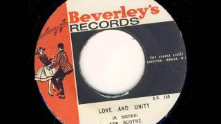 Ken Boothe - Love And Unity [CARIBBEAN RHYTHMS SOURCE SOUND]