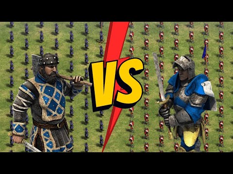 100 CHAMPIONS VS 120 WARRIOR PRIESTS - AoE II:DE #aoede #newdlc #games #aoe #aoe2 #aoeii