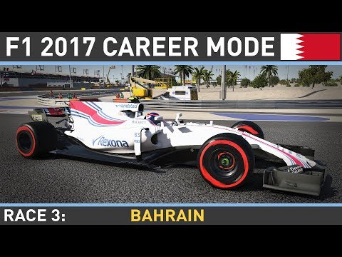 F1 2017 Career Mode Part 3: BAHRAIN GRAND PRIX LIVE!