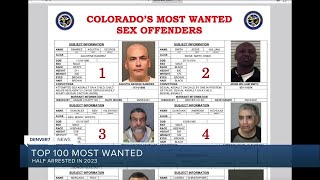 53 of Colorado's top 100 sex offenders arrested in 2023