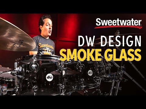 DW Design Series in Smoke Glass Drum Demo