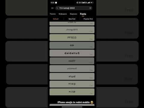 How to get iPhone emojis on redmi mobiles 🥳🥶#youtubeshorts #youtube #youtuber #redmi #poco.....