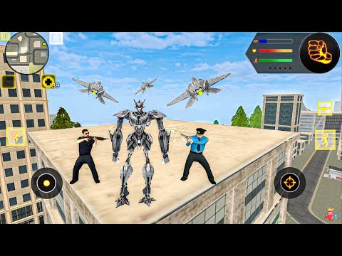 Plane Robot Transform Games #2 - Robot Shark 2 by Naxeex - Android Gameplay