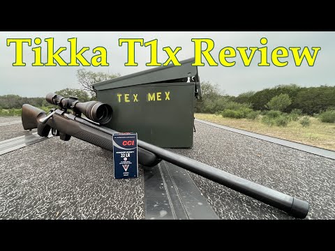 Tikka T1x rimfire rifles