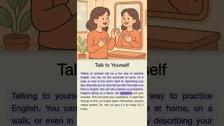Improve Your English by Talking to Yourself