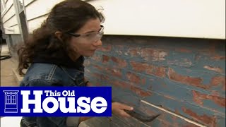 How to Repoint a Brick Foundation - This Old House