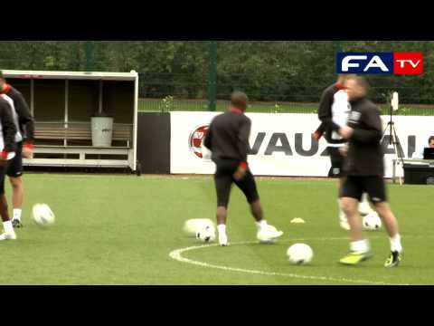 England vs Bulgaria 02-09-11 | FATV exclusive training footage