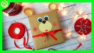 Miś - Jak zapakować prezent dla dziecka (tutorial)