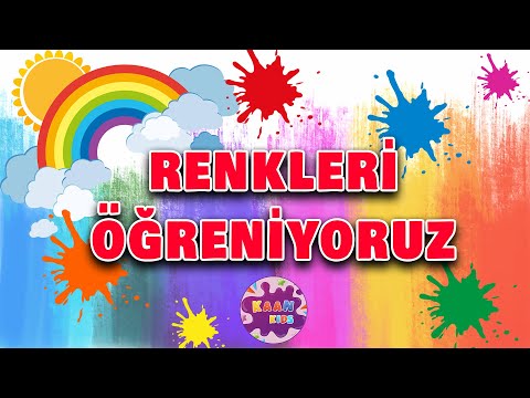 Renkleri Öğreniyorum | Renkleri Tanıyalım | Çocuklar İçin | Okul Öncesi Eğitici Video