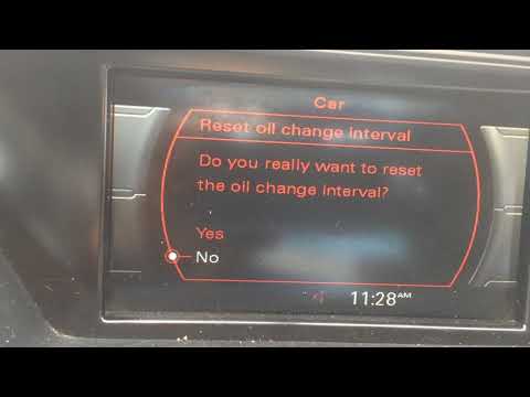 2009 Audi A4 Quattro oil light reset