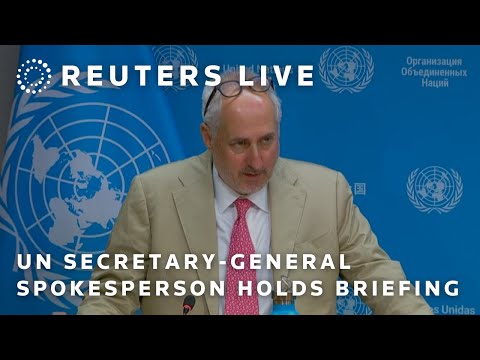 直播：聯合國祕書長髮言人在以色列-伊朗衝突中舉行簡報會 (LIVE: UN secretary-general spokesperson holds briefing amid Israel-Iran conflict)