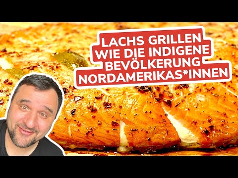 Wir grillen INDIGENENE BEVÖLKERUNG NORDAMERIKAS*INNEN LACHS ! --- Klaus grillt