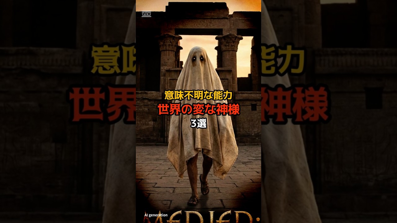 意味不明な能力世界の変な神様3選 #都市伝説 #謎 #不思議 #雑学