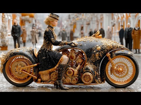 The Golden Clockwork City | Walking Through a Steampunk Dream in 4K