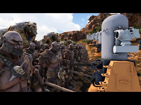 300 Phalanx CIWS  vs 1,700,000 Orcs & Trolls | Ultimate Epic Battle Simulator 2 | UEBS 2