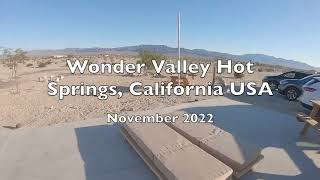 Hot springs in California (Wonder Valley Hot Springs) - November 2022 / アメリカ カリフォルニア州 温泉