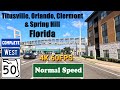 4K Florida Drive Titusville Orlando Clermont Spring Hill SR 50 West Complete