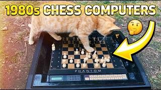 Fidelity Phantom 6126 vs 6100 vs MB Grandmaster 🟡 Old Chess Computers