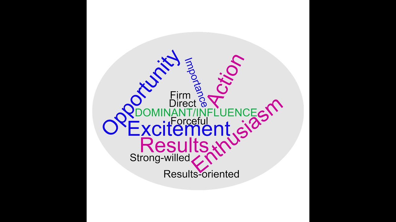 DiSC® - Understanding the Di (Dominant / Influence) Style