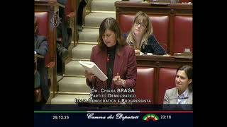 BRAGA: “CON QUESTA MANOVRA AVETE UMILIATO IL PARLAMENTO E LASCIATO SOLE LE FAMIGLIE"