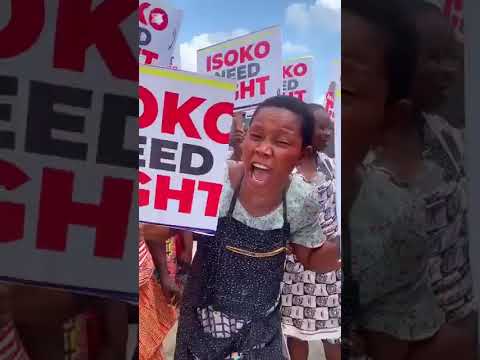 Delta women protest prolonged blackout, issue warning ahead of elections