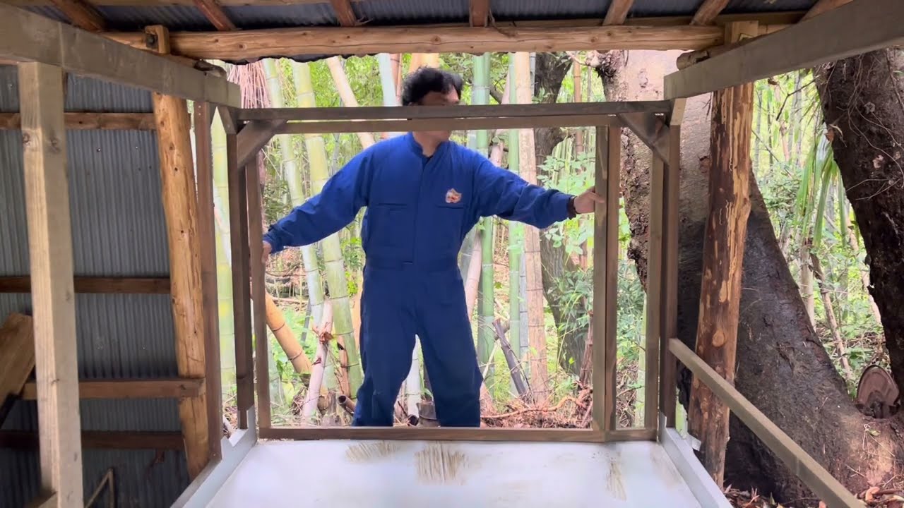 鶏小屋作り　後編