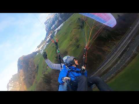 Testflug mit dem neuen Tandemschirm von NOVA, BION 3