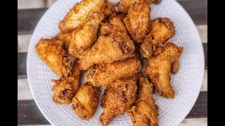 HOW TO FRY CRISPY CHICKEN WINGS | THAT GOOD BABY SHOWER CHICKEN! Y'ALL KNOW!