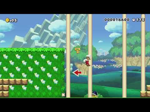 Levels For Everyone: NSMBU #1 by Dustin - Super Mario Maker - No Commentary 1bp